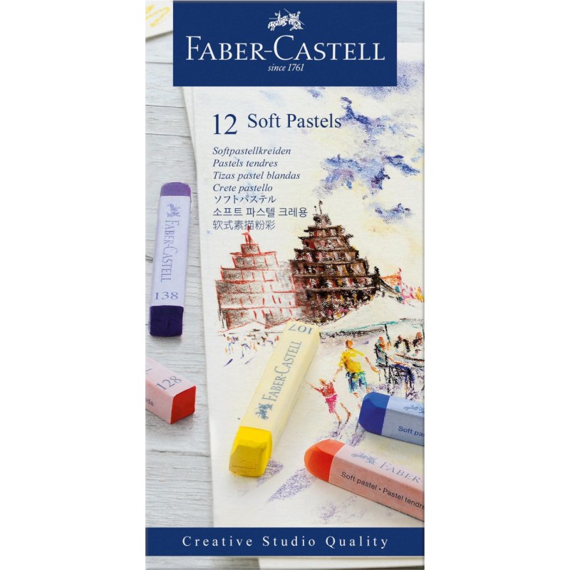 CREATIVE STUDIO PASTELE SUCHE 12 KOL. OPAKOWANIE KARTON FABER-CASTELL                                                   