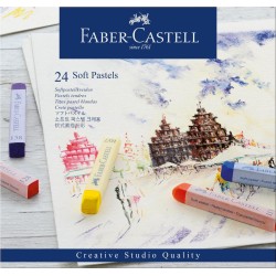 CREATIVE STUDIO PASTELE SUCHE 24 KOL. OPAKOWANIE KARTON FABER-CASTELL                                                   