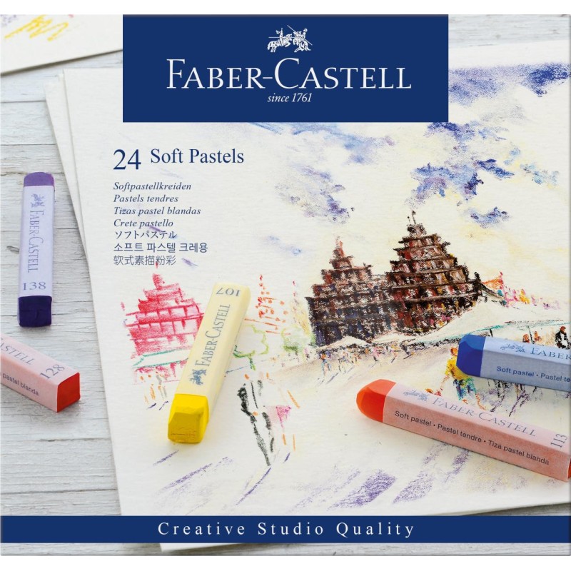 CREATIVE STUDIO PASTELE SUCHE 24 KOL. OPAKOWANIE KARTON FABER-CASTELL                                                   
