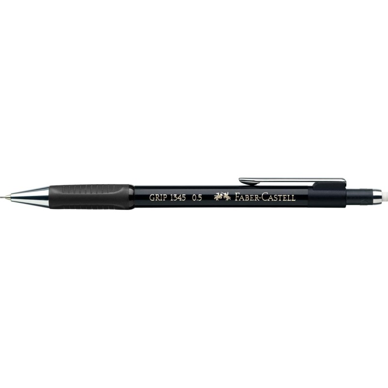 OWEK AUTOMATYCZNY GRIP 1345 0,5MM CZARNY METALICZNY FABER-CASTELL                                                     