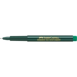 CIENKOPIS FINEPEN 1511 0,4MM ZIELONY FABER-CASTELL                                                                      