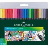CIENKOPISY GRIP 20 KOL. W ETUI FABER-CASTELL                                                                            