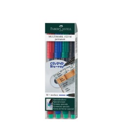 MULTIMARK OHP PERMANENTNY M 4 KOL. W ETUI FABER-CASTELL