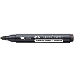MARKER PERMANENTNY 52 CZARNY KOCWKA OKRGA FABER-CASTELL                                                             