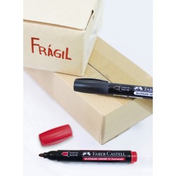 MARKER PERMANENTNY 52 CZARNY KOCWKA OKRGA FABER-CASTELL                                                             