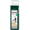 CIENKOPISY ECCO PIGMENT 4 SZT. ETUI (0,1 : 0,3 : 0,5 : 0,7MM ) CZARNE FABER-CASTELL                                     