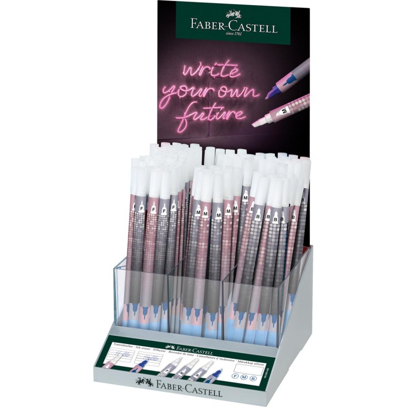WYMAZYWACZ DO ATRAMENTU MIX DISPLAY 120 SZT. FABER-CASTELL                                                              