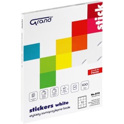 Etykiety samoprzylepne GRAND 70*67,7, 12 szt., 100 ark.