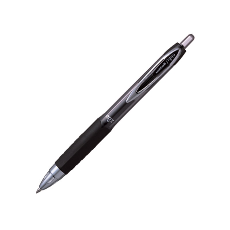 DŁUGOPIS ŻELOWY UMN-207, CZARNY