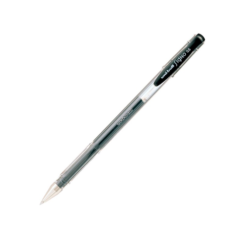 DŁUGOPIS ŻELOWY UM-100, CZARNY, UNI