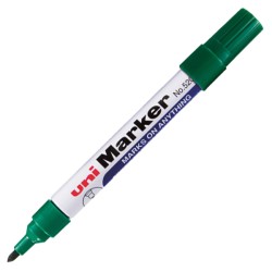 MARKER PERMANENTNY NO 520F, OKRĽGŁA KOŃCÓWKA, ZIELONY, UNI