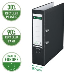 Segregator Leitz A4 z mech. 180°, szer. 80 mm, czarny