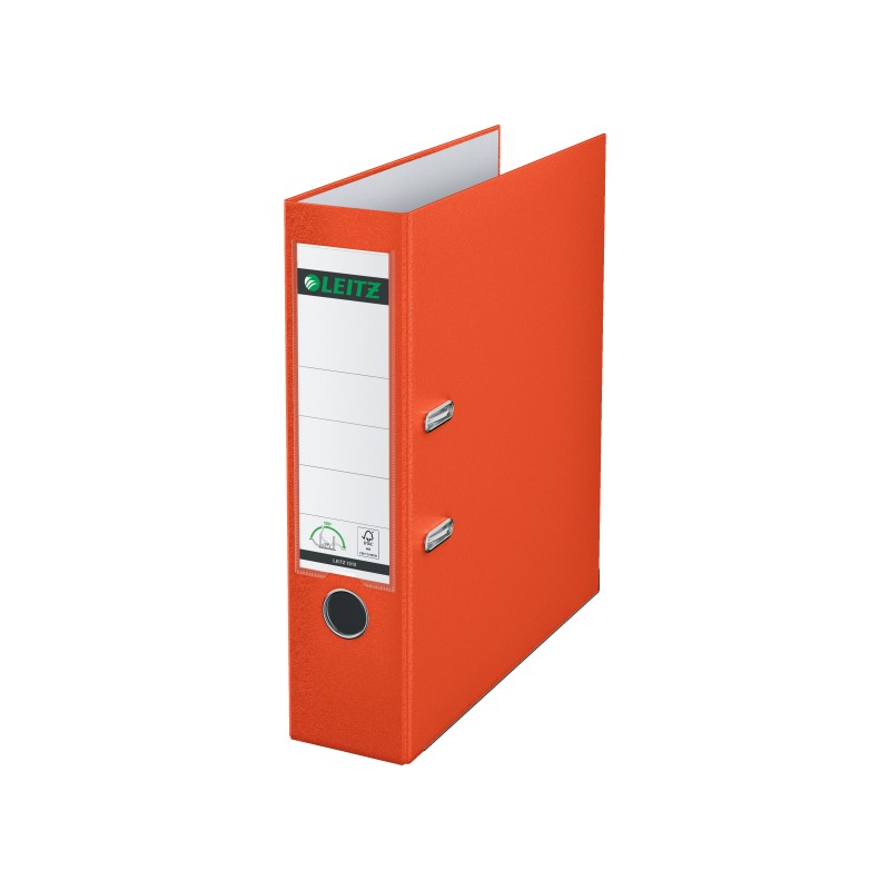 Segregator Leitz A4 z mech. 180°, szer. 80 mm, jasnoczerwony