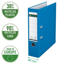 Segregator Leitz A4 z mech. 180°, szer. 80 mm, jasnoniebieski