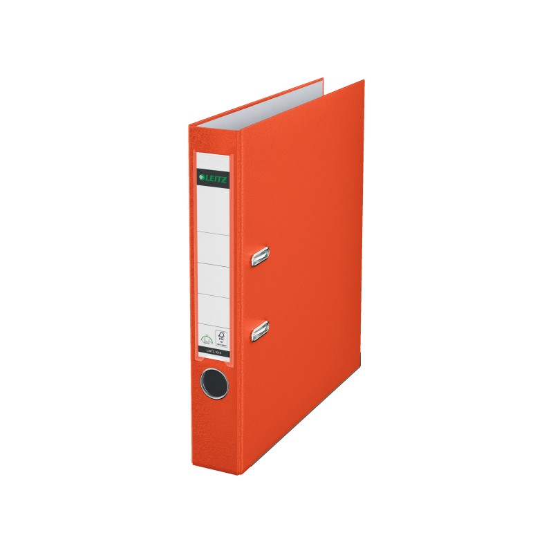 Segregator Leitz A4 z mech. 180°, szer. 50 mm, jasnoczerwony