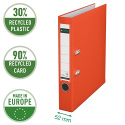 Segregator Leitz A4 z mech. 180°, szer. 50 mm, jasnoczerwony