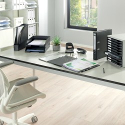 Segregator Leitz A4 z mech. 180°, szer. 50 mm, jasnoniebieski