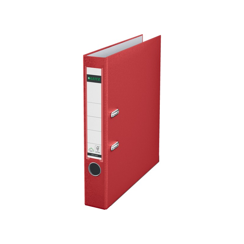 Segregator Leitz A4 z mech. 180°, szer. 50 mm, czerwony 