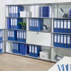 Segregator Leitz A4 z mech. 180°, szer. 50 mm, niebieski