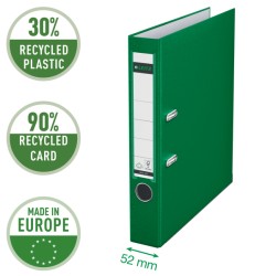 Segregator Leitz A4 z mech. 180°, szer. 50 mm, zielony