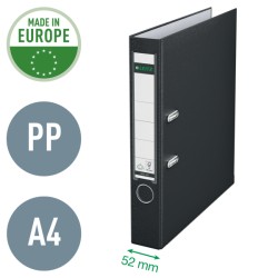 Segregator Leitz A4 z mech. 180°, szer. 50 mm, czarny