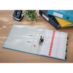 Segregator z mech. 180° Leitz Cosy A4 szer. 80 mm, niebieski