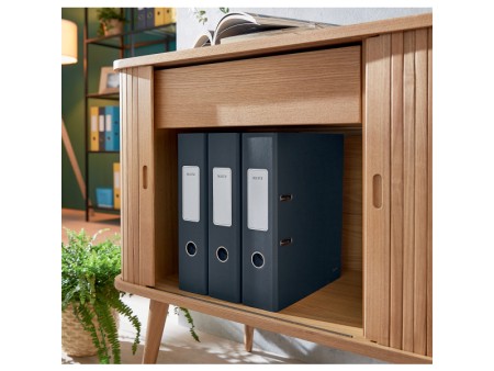 Segregator z mech. 180° Leitz Cosy A4 szer. 80 mm, szary