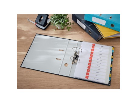 Segregator z mech. 180° Leitz Cosy A4 szer. 80 mm, szary