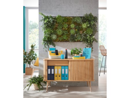 Segregator z mech. 180° Leitz Cosy A4 szer. 80 mm, szary