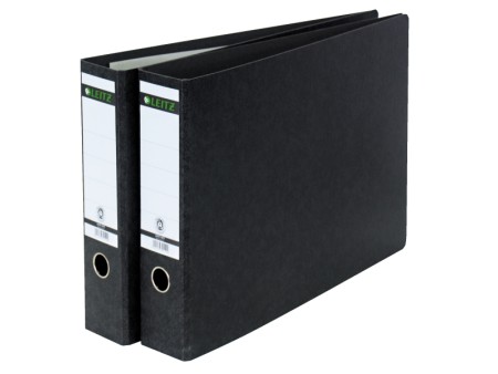 Segregator Leitz kartonowy A3/77 mm, czarny