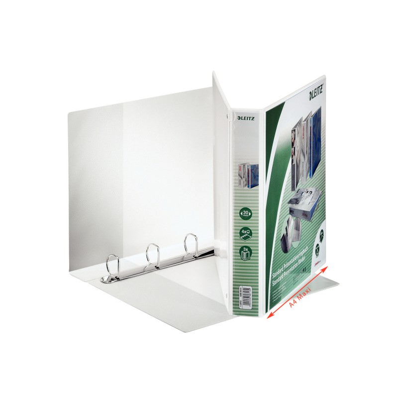 Segregator ofertowy Leitz Panorama standard, A4+, 4DR/30, grzbiet 50 mm, biały