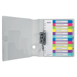 Przekładki plast. do nadruku tekstu na kartę, Leitz WOW, 1-12