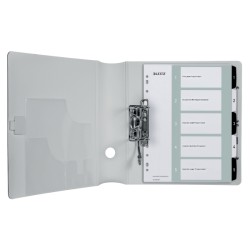 Przekładki plast. do nadruku tekstu na kartę, Leitz WOW, 15, biało-czarne