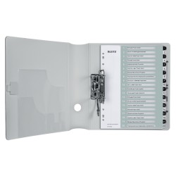 Przekładki plast. do nadruku tekstu na kartę, Leitz WOW, 1-20, biało-czarne