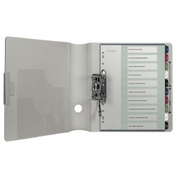 Przekładki plast. do nadruku tekstu na kartę, Leitz Style, 1-10