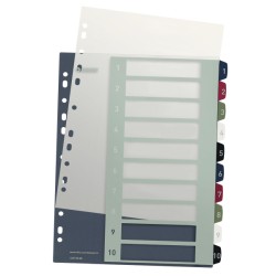 Przekładki plast. do nadruku tekstu na kartę, Leitz Style, 1-10