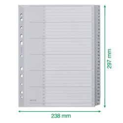 Przekładki plast. do nadruku tekstu na kartę, Leitz 1-31