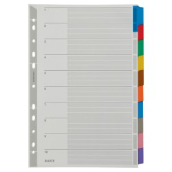 Przekładki z kartonu A4 Leitz, 10 kart