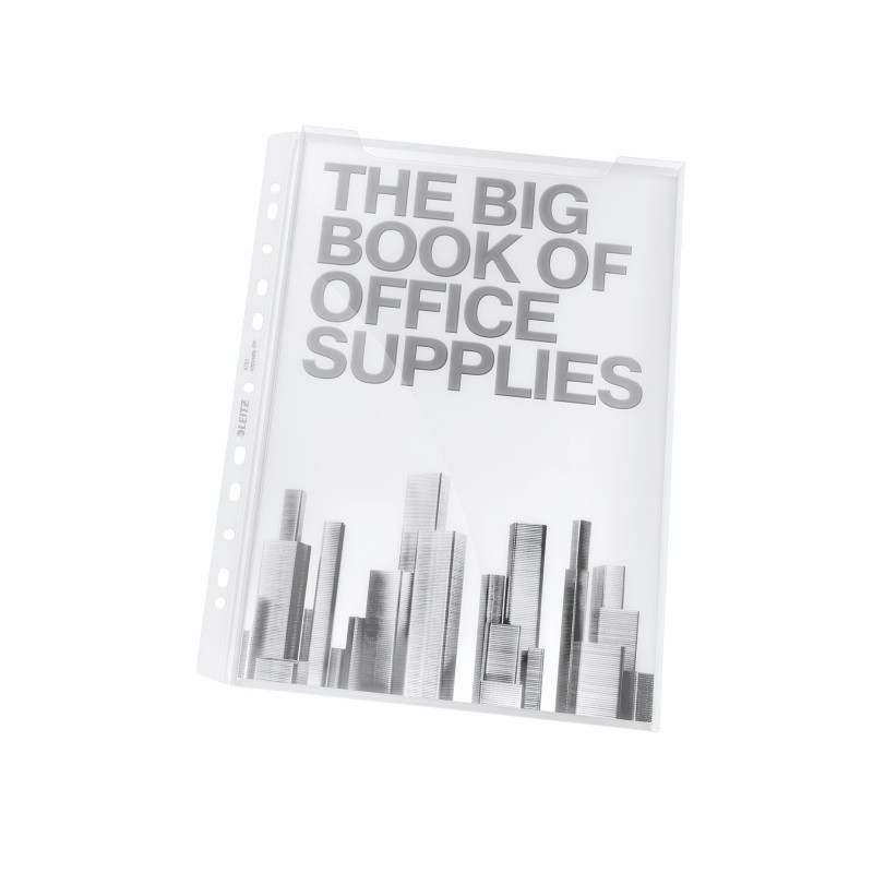 Koszulki groszkowe na katalogi A4 Leitz, z PP, 180 mic.