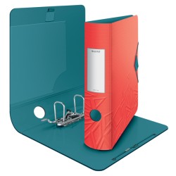 Segregator Leitz 180° Active Urban Chic 82 mm, czerwony