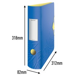 Segregator Leitz 180° Active Urban Chic 82 mm, niebieski