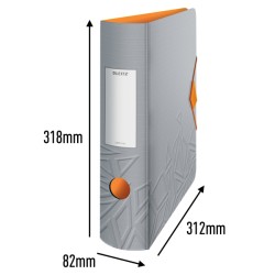 Segregator Leitz 180° Active Urban Chic 82 mm, szary