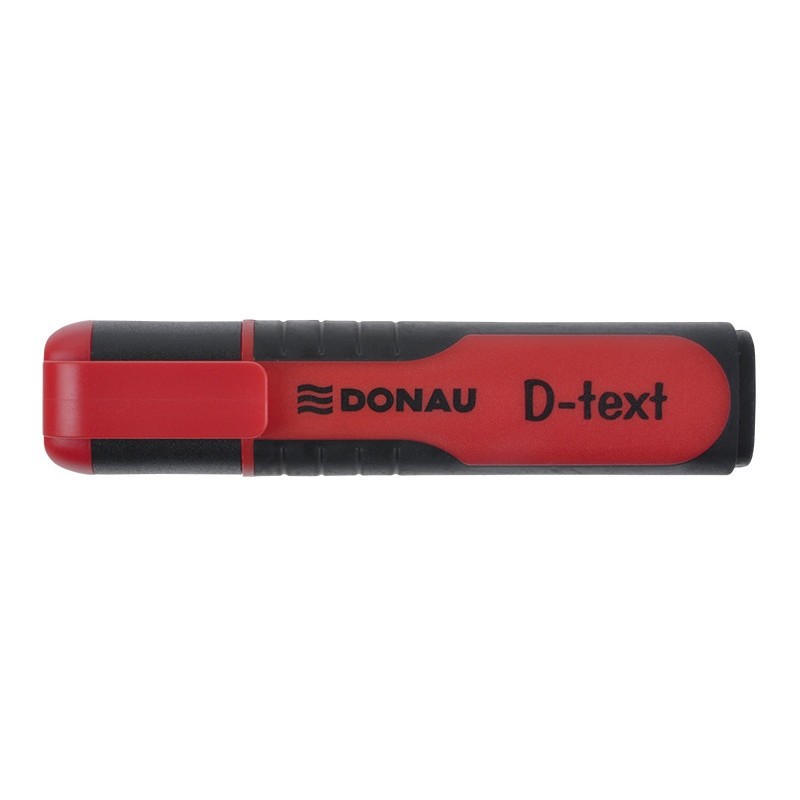 Zakreślacz fluorescencyjny DONAU D-Text, 1-5mm (linia), czerwony