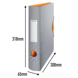 Segregator Leitz 180° Active Urban Chic 65 mm, szary