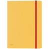 Teczka z gumką i kieszonką Leitz Cosy, PP, żółta