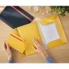 Teczka z gumką i kieszonką Leitz Cosy, PP, żółta