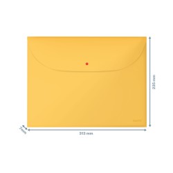 Teczka kopertowa z 2 przegródkami Leitz Cosy, żółta