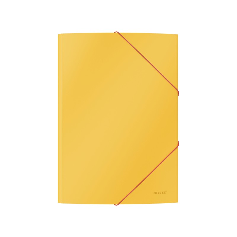 Teczka kartonowa z gumką Leitz Cosy, A4, żółta