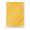 Teczka kartonowa z gumką Leitz Cosy, A4, żółta