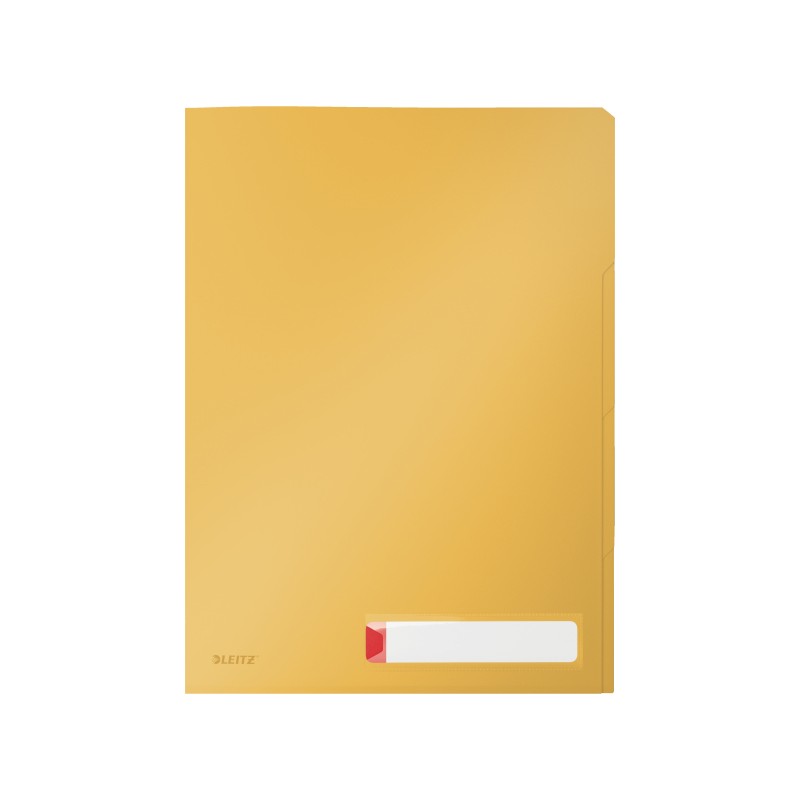 Ofertówka A4 z 3 przegródkami Leitz Cosy, żółta